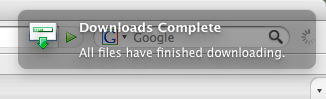 Firefox 3 Growl notification for downloads