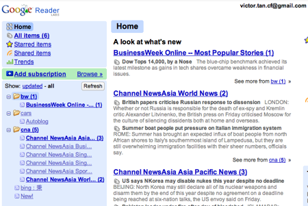 Seeing other people’s accounts in Google Reader