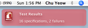 Growl notification of tests failing :(