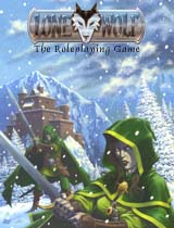 Lone Wolf RPG rulebook cover art