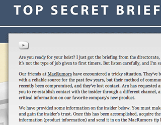 MacHeist mission one briefing