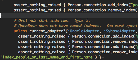 Oracle needs short indexes