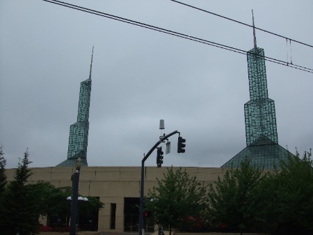 Portland Convention Center - twin peaks outside